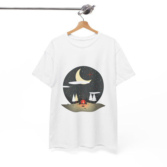 Campfires & Constellations Camping Tee – Unisex Stargazing & Nature Shirt