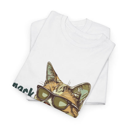 Snack Dealer Unisex Cat Owner Tee – Funny Treat Giver Graphic T-Shirt