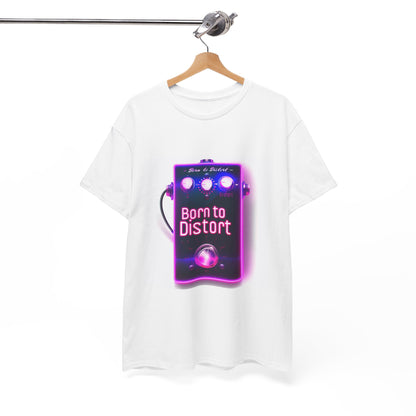 Born to Distort Rock Guitar T-Shirt – Unisex Musician Distortion Vibes Tee