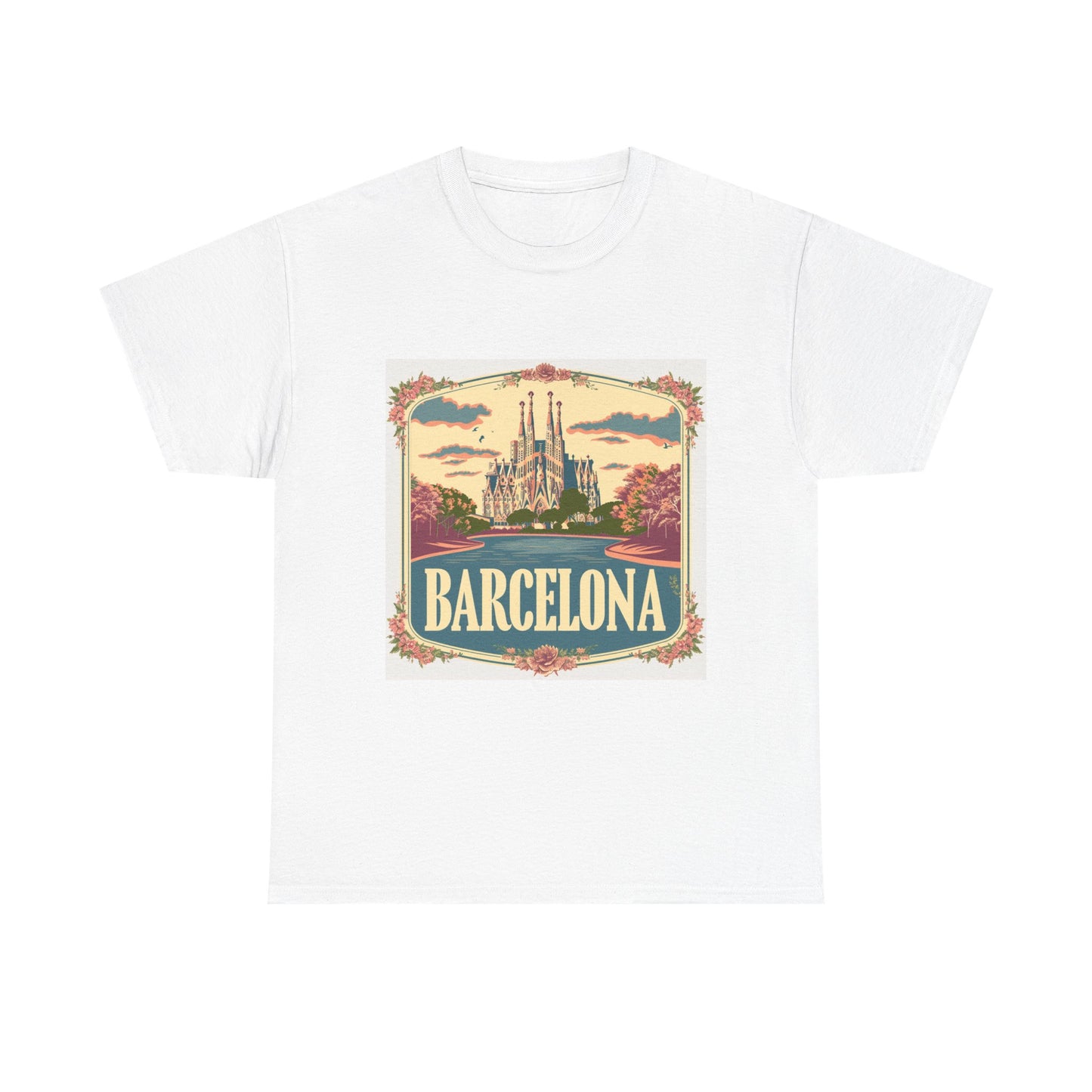 Barcelona Breeze Unisex Spain Travel Tee – City Break Graphic T-Shirt