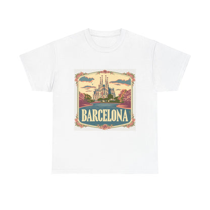 Barcelona Breeze Unisex Spain Travel Tee – City Break Graphic T-Shirt