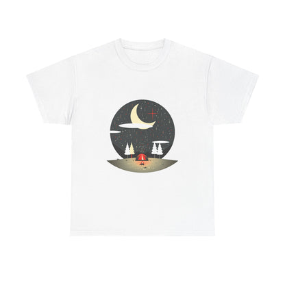 Campfires & Constellations Camping Tee – Unisex Stargazing & Nature Shirt