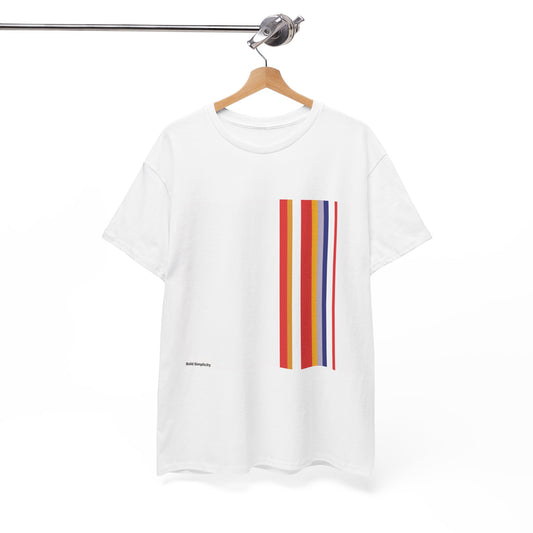 Bold Simplicity Mondrian-Inspired T-Shirt – Unisex Modern Art Graphic Tee