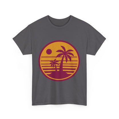 Tropic Like It’s Hot Retro Beach Tee – Unisex 80s Summer Vibes T-Shirt