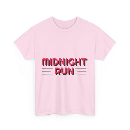 Midnight Run Unisex Retro Running Tee – 80s Fast Food & Track Style Shirt