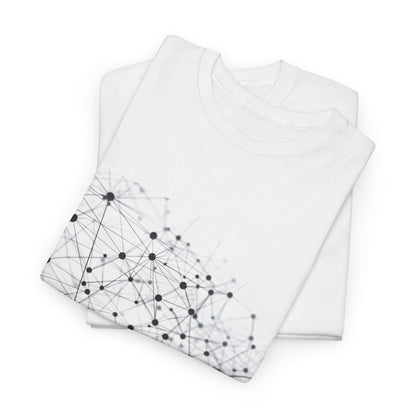 Quantum Mesh Unisex Techie T-Shirt – Futuristic Coding Graphic Tee