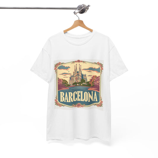 Barcelona Breeze Unisex Spain Travel Tee – City Break Graphic T-Shirt