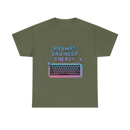 Prompt Engineer Energy Unisex Tech Tee – AI Developer Graphic T-Shirt