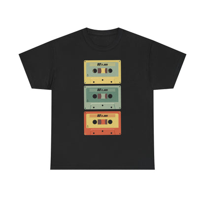 Retro Cassette Chaos Unisex 80s Music T-Shirt – Vintage Tape Graphic Tee