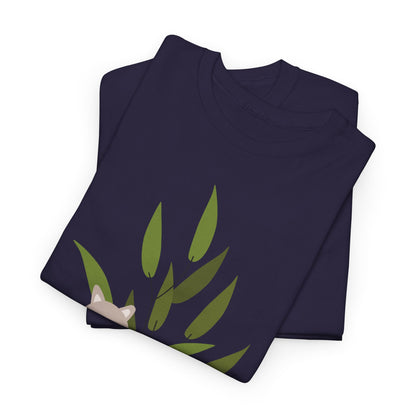 Purrfectly Planted Funny Cat & Plants T-Shirt – Unisex Cat Parent Tee