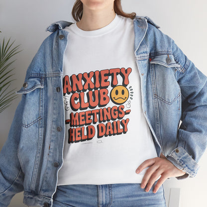 Anxiety Club Mindfulness & Mental Health Tee – Women’s Supportive Yoga Shirt
