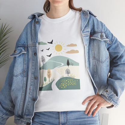 Nature Is My Therapy Unisex Hiking T-Shirt – Camp, Explore & Heal Tee