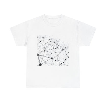 Quantum Mesh Unisex Techie T-Shirt – Futuristic Coding Graphic Tee
