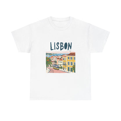 Lost in Lisbon Unisex City Explorer Tee – Portugal Travel Graphic T-Shirt
