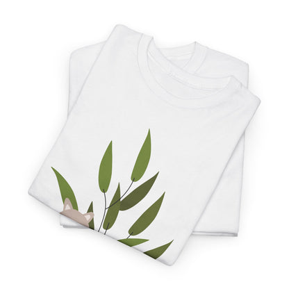 Purrfectly Planted Funny Cat & Plants T-Shirt – Unisex Cat Parent Tee