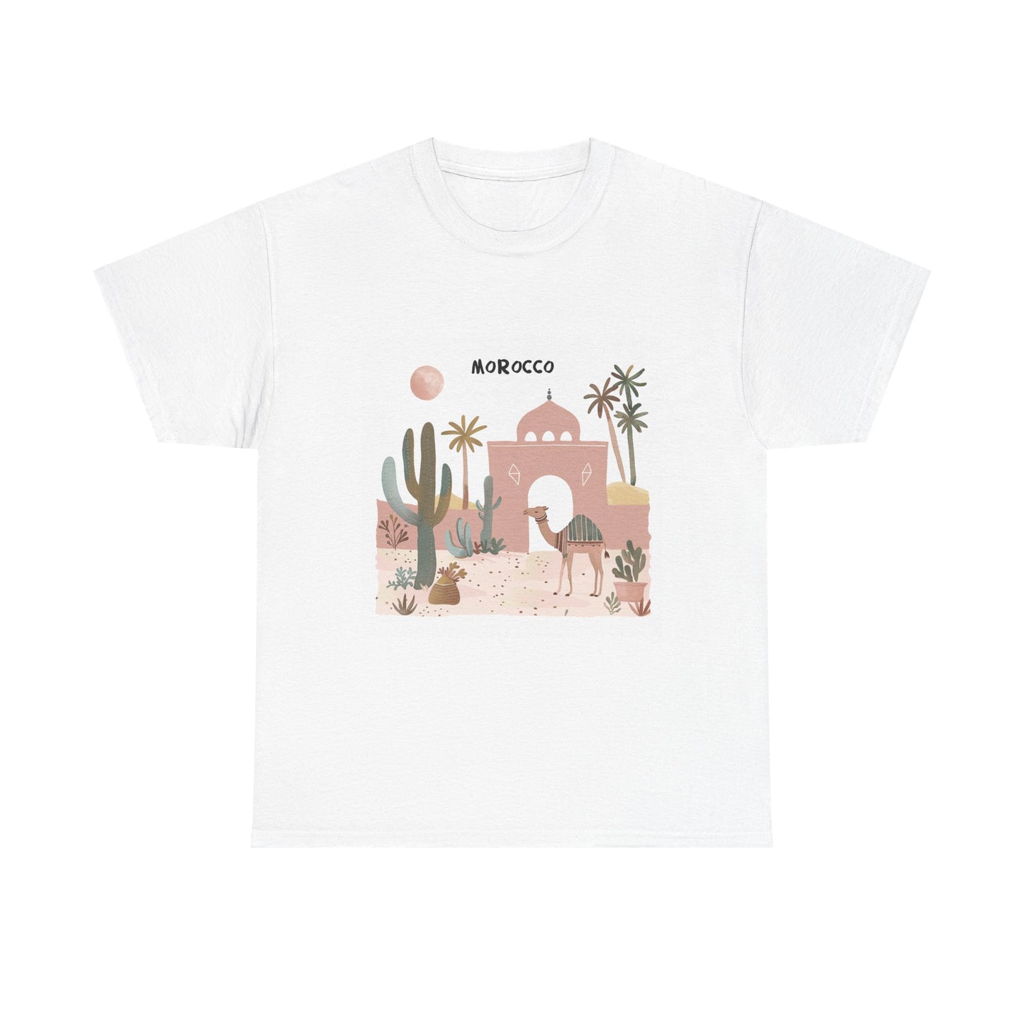 Desert Days Morocco Unisex Travel Tee – City & Sahara Adventure Shirt