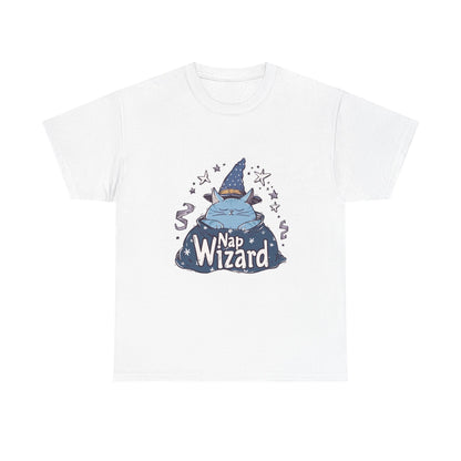 Nap Wizard Funny Cat Nap T-Shirt – Unisex Cozy Kitty Lover Tee