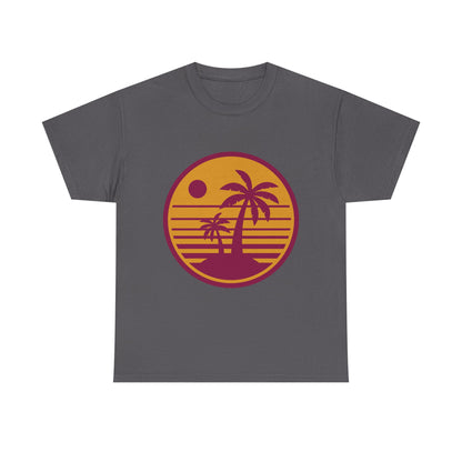 Tropic Like It’s Hot Retro Beach Tee – Unisex 80s Summer Vibes T-Shirt