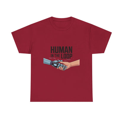 Human in the Loop Unisex AI & Tech T-Shirt – Machine Learning Developer Tee