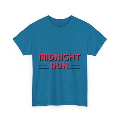 Midnight Run Unisex Retro Running Tee – 80s Fast Food & Track Style Shirt