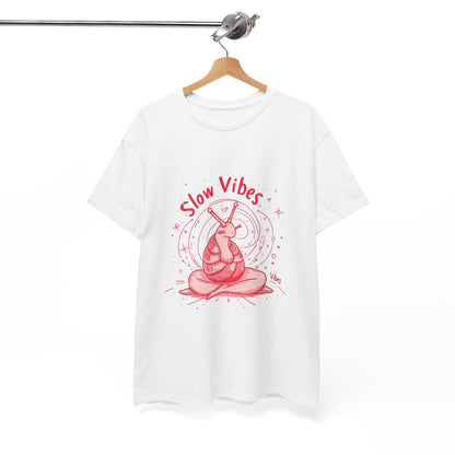 Slow Vibes Mindful Living T-Shirt – Women's Yoga & Peaceful Lifestyle Tee