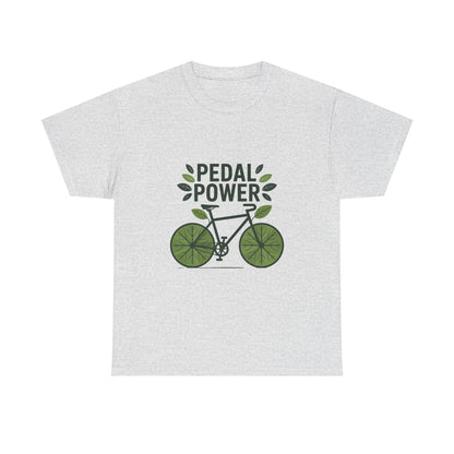 Pedal Power Sustainability T-Shirt – Unisex Eco-Friendly Cycling Tee
