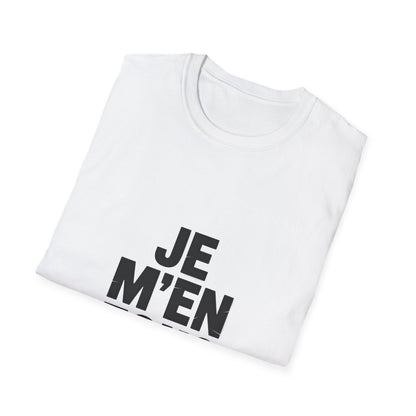 Je M’en Fous Tee – Edgy French Girl T-Shirt