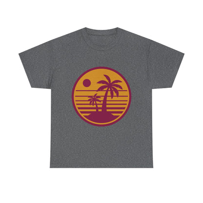 Tropic Like It’s Hot Retro Beach Tee – Unisex 80s Summer Vibes T-Shirt