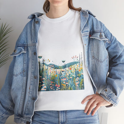 Wander Where the Wildflowers Are T-Shirt – Unisex Hiking & Nature Lover Tee