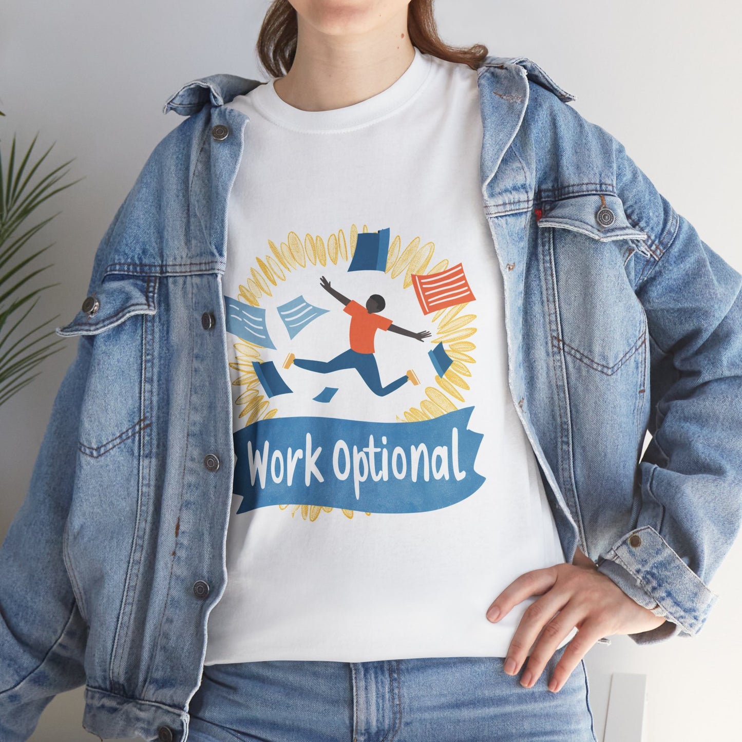Work Optional Slow Living Graphic Tee – Anti-Hustle Women's T-Shirt