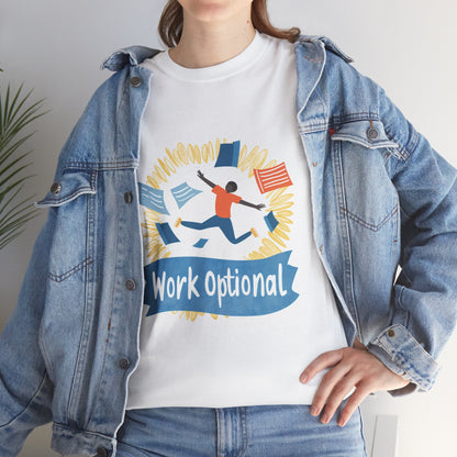 Work Optional Slow Living Graphic Tee – Anti-Hustle Women's T-Shirt