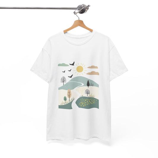 Nature Is My Therapy Unisex Hiking T-Shirt – Camp, Explore & Heal Tee