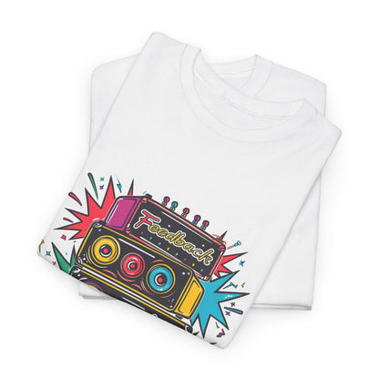 Feedback Junkie Guitar Distortion Tee – Unisex Rock Musician Graphic Shirt