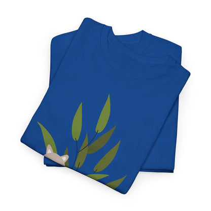 Purrfectly Planted Funny Cat & Plants T-Shirt – Unisex Cat Parent Tee