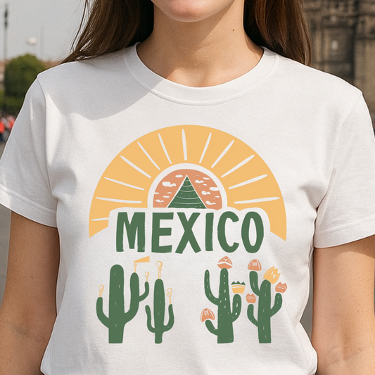 Viva Mexico Unisex Tourist Tee – Travel Culture Graphic T-Shirt