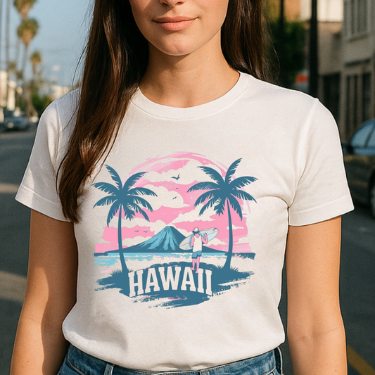 Aloha from Hawaii Unisex Island Escape Tee – Tropical Travel Graphic T-Shirt